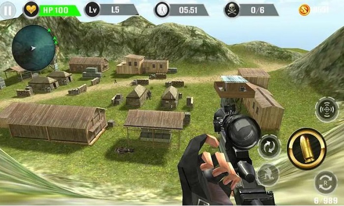 山地狙击手射击无限金币版 v1.0 安卓版0