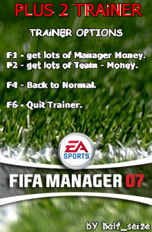 fifa足球经理2007金钱修改器 0