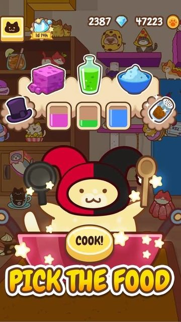 食品猫的烘焙中文修改版(baking of food cats) v1.0.1 安卓无限钻石版1