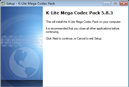解码器大全 k-lite codec pack update(影音解码器升级补丁) v5.8.3 免费版0