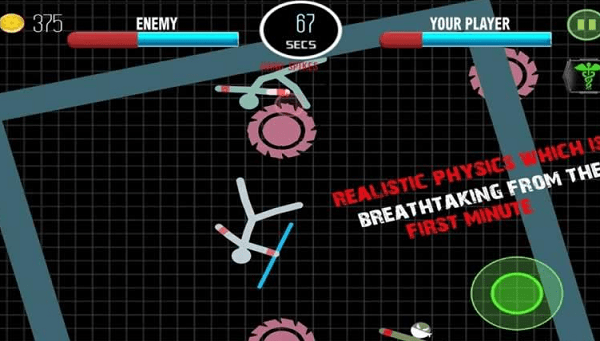 火柴人物理格斗无限金币版()Stickman Fighting Physics Games Multiplayer v1.0 安卓版0