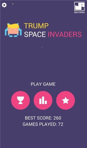 川普太空侵略者手游(trump space Invaders) v1.0.0 安卓版0