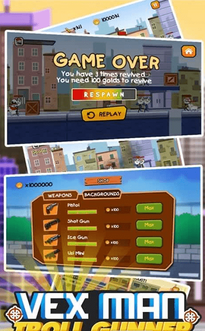 火柴人手枪跑酷无敌版下载