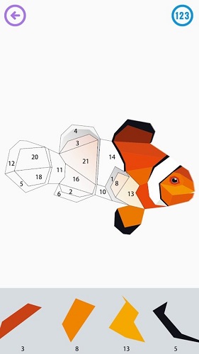 按数字颜色拼图完整版 v4.3 安卓版0