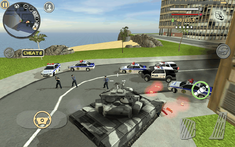 绳索英雄罪恶之城无限金币版(rope hero:vice town) v1.3.1 安卓版0