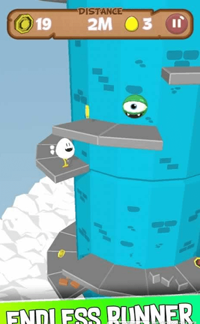 鸡蛋跑酷无限金币版 v2.0 安卓版1