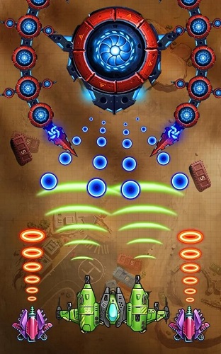 银河战争无限钻石修改版(space x) v3.6 安卓中文版0