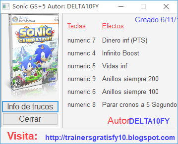 索尼克世代属性修改器软件