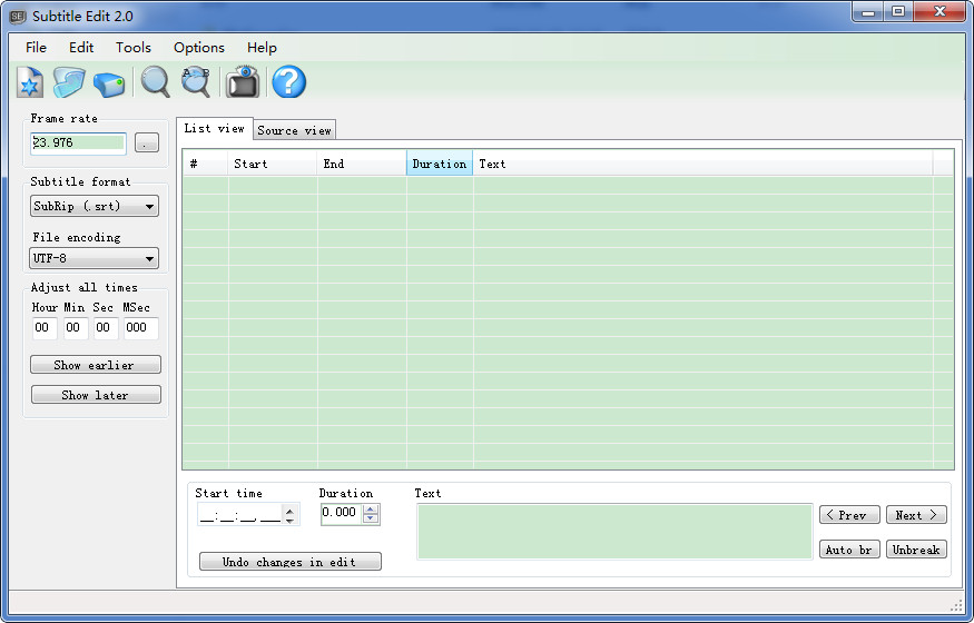 subtitle edit汉化版 v3.6.0 免费版0