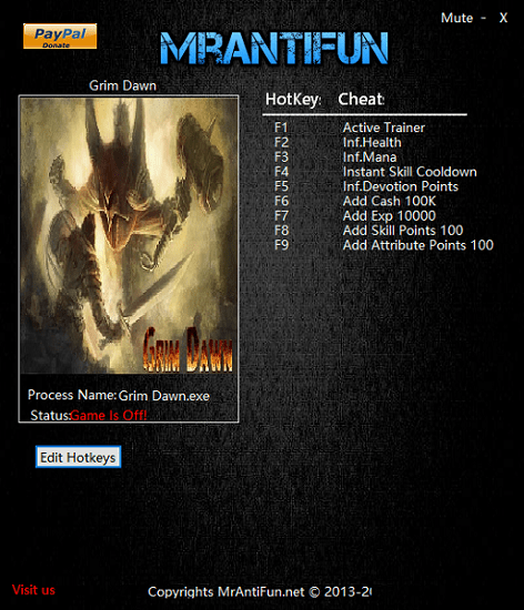 恐怖黎明修改器 v1.0.0.6 绿色版0