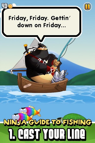 钓鱼忍者中文修改版(ninja fishing) v2.0.6 安卓无限金币版2