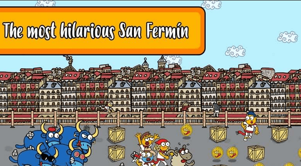 圣费尔姆奔跑无限金币版(Run San Fermin Run) v1.1.1 安卓版2