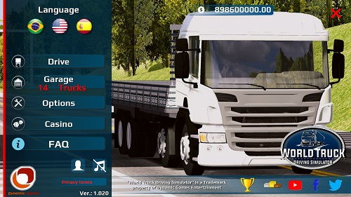 世界卡车模拟无限金币版(World Truck Driving Simulator) v1.021 安卓中文版0