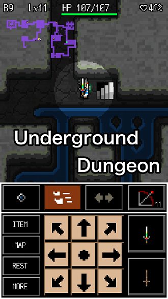 勇者之地牢最新中文版 v1.53 安卓汉化版1