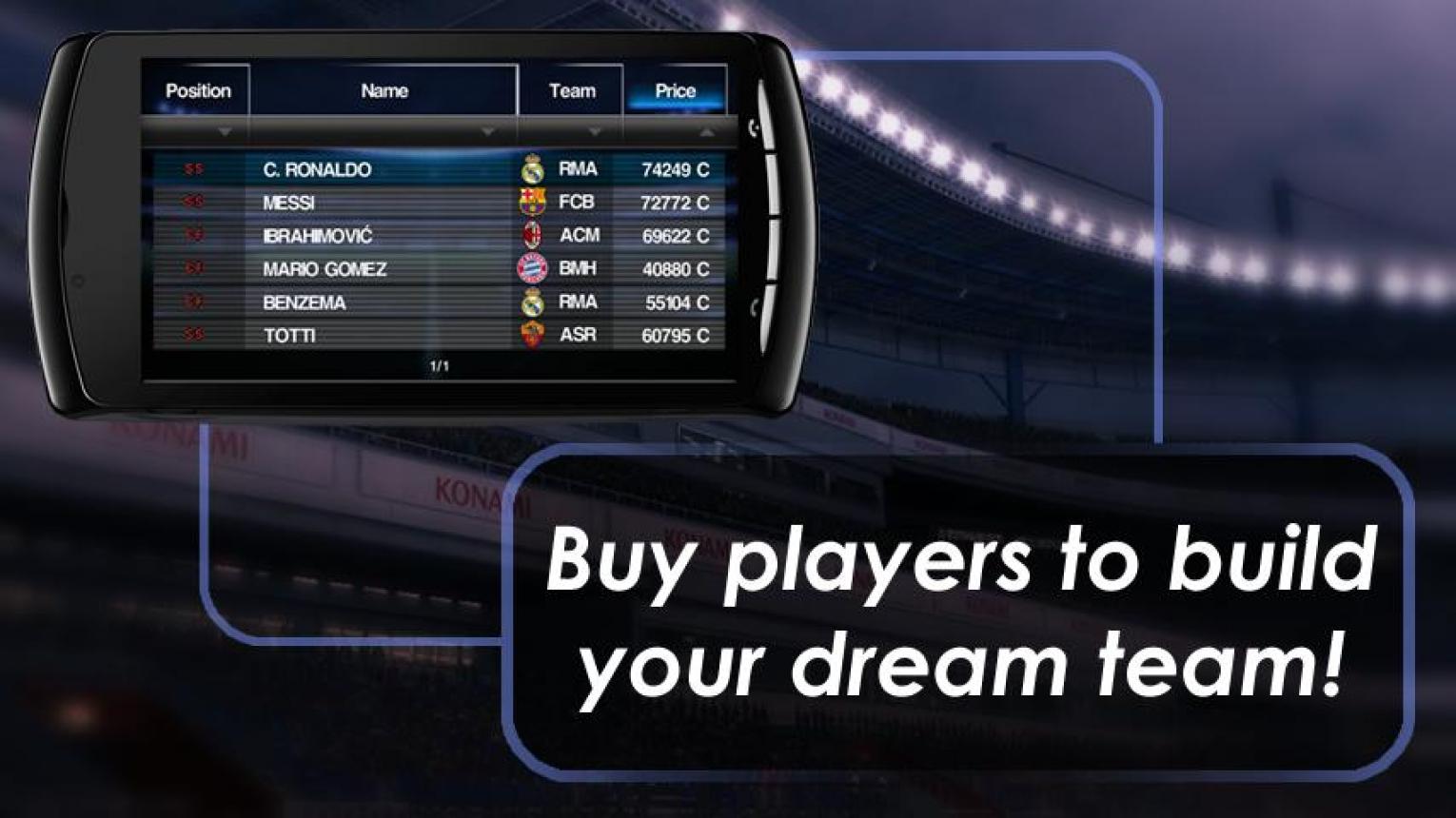 实况足球2012完美版 v1.0.5 安卓版1