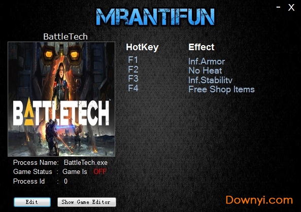 暴战机甲兵四项修改器 暴战机甲兵游戏修改器