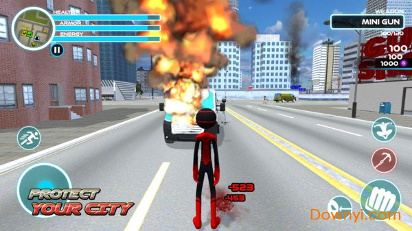 蜘蛛火柴人无限钻石版 v1.5 安卓破解版1