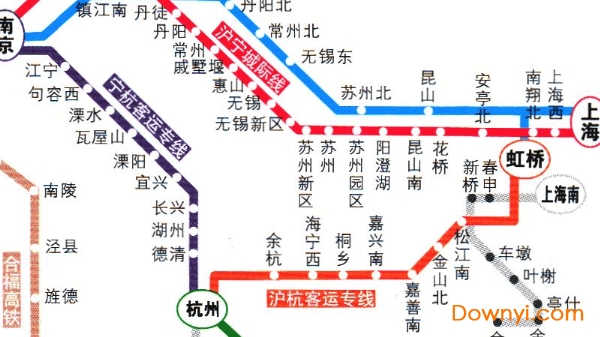 高铁线路图高清版 全国高铁图高清版