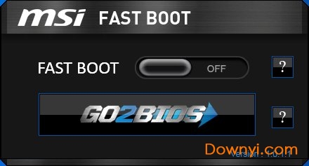 MSI微星主板Fast Boot快速启动工具 v1.1 通用版 0