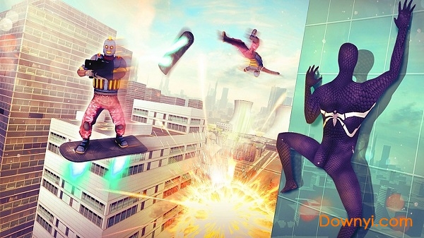 暗黑蜘蛛侠飞翔都市无限炮弹版 v1.3 安卓内购版0