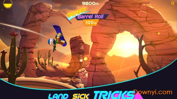 熔岩滑板大冒险手机游戏