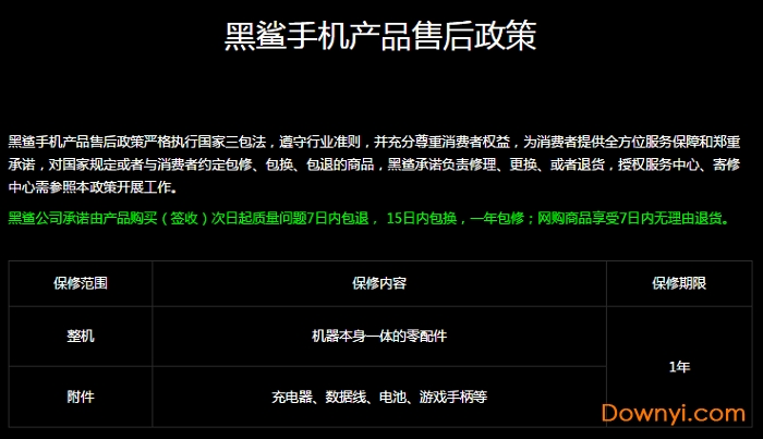 黑鲨服务软件(after sale sevrice) v2.0 安卓版0
