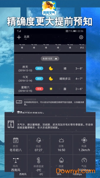 兜兜天气预报软件 v1.1.3 安卓版0