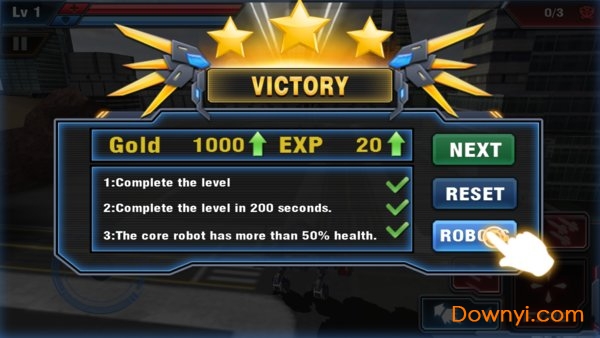 机甲强袭3d无限金币版(robot strike) v1.1 安卓版3