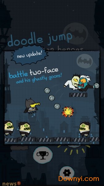 涂鸦跳跃dc超级英雄内购修改版 v1.4.0 安卓最新版 0