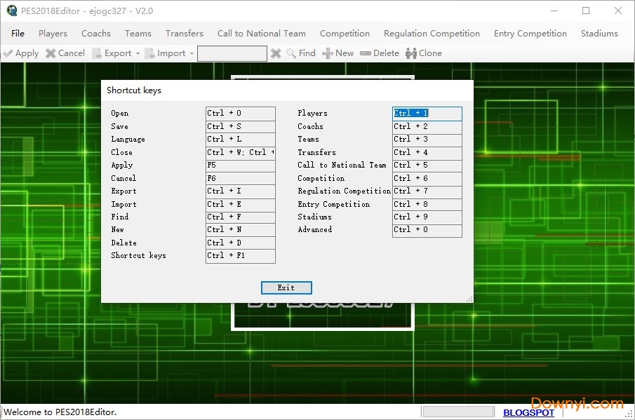 实况足球2018存档修改工具 v2.0 绿色版 0