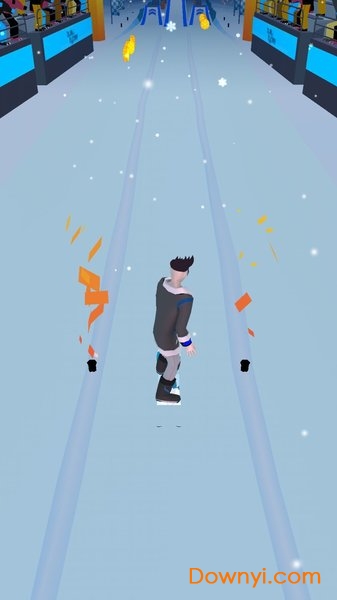 雪地滑板游戏