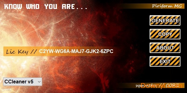 ccleaner激活码生成器