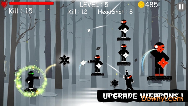 火柴人忍者飞镖手游 v1.001 安卓版1