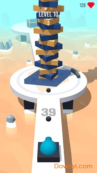 堆栈球小游戏(stack ball) 堆栈球游戏