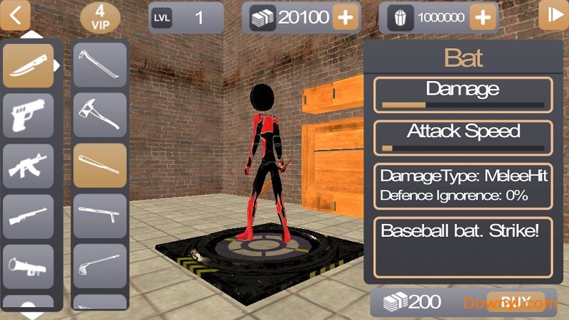 火柴人绳索英雄2修改版(Stickman Rope Hero 2) v3.0.7 安卓版0