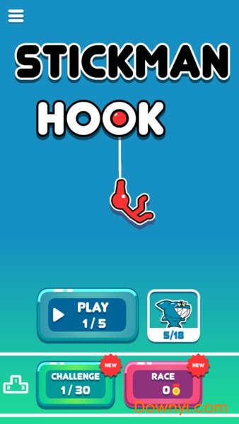 飞钩火柴人最新版(stickman hook) v3.4.1 安卓版0