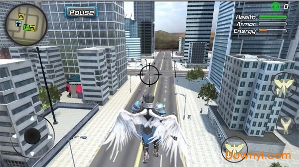 罪恶天使超级英雄手机版(crime angel superhero vegas air strike) v1 安卓版2