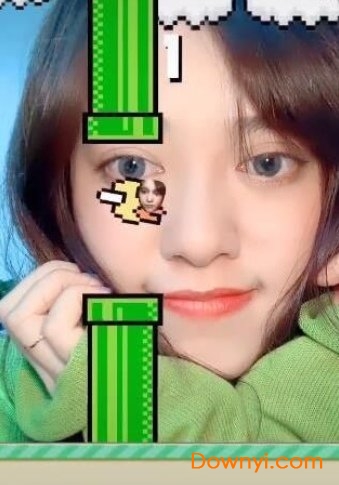 flappy bird眨眼睛版 抖音flappy bird眨眼版