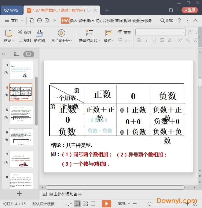 有理数的加减法教案ppt课件