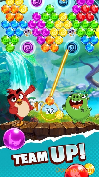 愤怒的小鸟泡泡龙2游戏