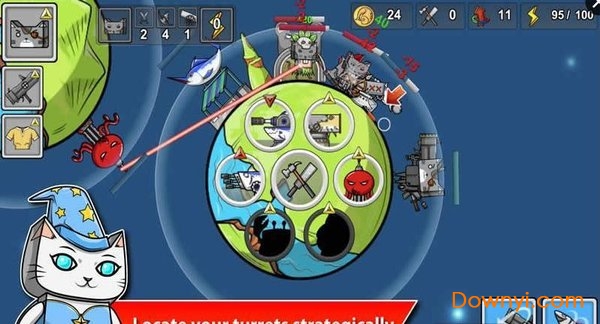 猫猫星球大作战无限金币版(fishmarcat) v1.0.3 安卓版0