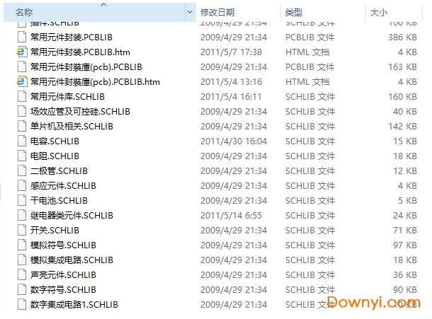 altium designer元件库大全