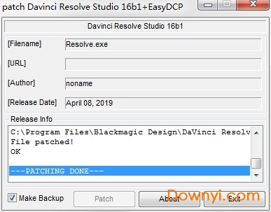 达芬奇16修改版