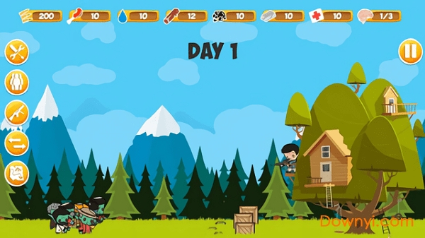 僵尸森林无限金币版(zombie forest hd) v1.15 安卓版0