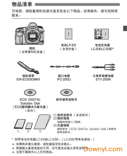 佳能5d2中文版说明书 pdf版0