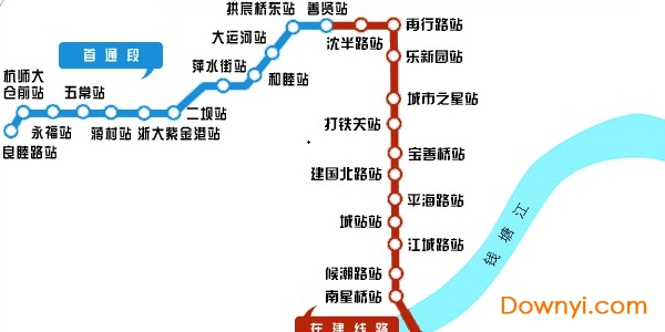 杭州地铁5号线线路图2019版