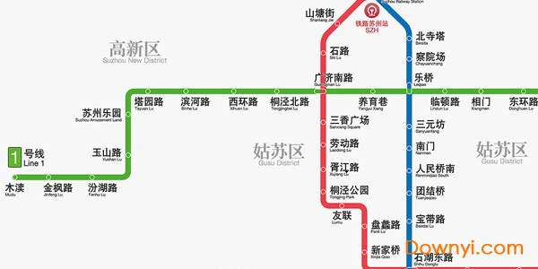 苏州地铁线路图2019版 最新版 0