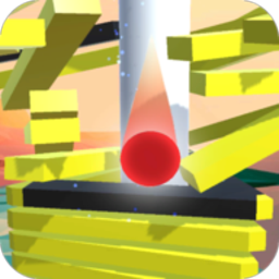 堆栈球下落手机版(stack ball fall)