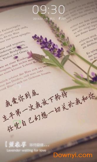 薰衣草等待爱情动态壁纸锁屏软件 v5.6 安卓版0
