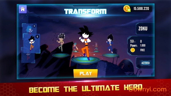 龙珠超火柴人勇士中文版手游 v0.8.6 安卓版0